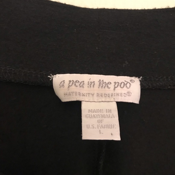 A Pea in the Pod black Maternity Dress - L - Picture 4 of 4